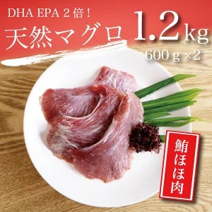 a10-721　焼津・天然鮪・ほほ肉セット　1.2kg